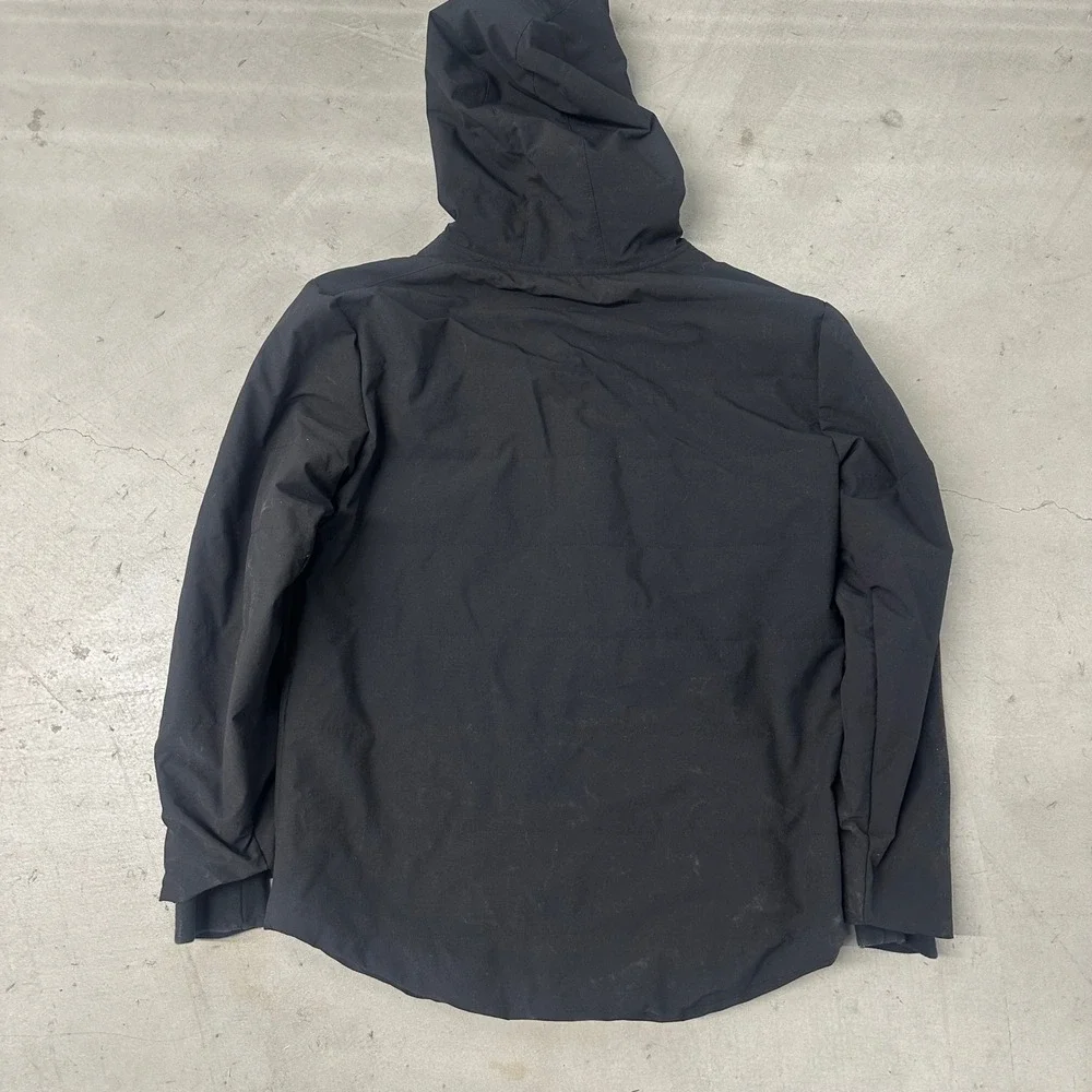 BYLT Premium Basics Drop Cut Puffer Jacket XXL Black Hooded Route Full Zip